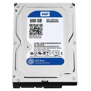 هارد دیسک اینترنال (استوک)وسترن دیجیتال مدل WD BLUE WD5000AAKX ظرفیت 500 گیگابایت