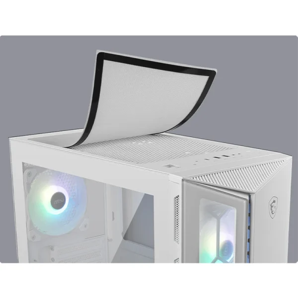 کیس کامپیوتر ام اس آی مدل MPG GUNGNIR 110R WHITE - Image 5
