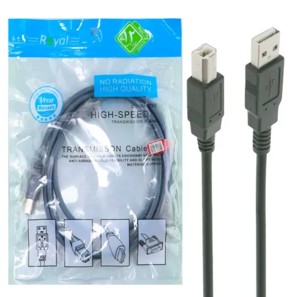 کابل پرینتر ROYAL 1.5M - Image 3