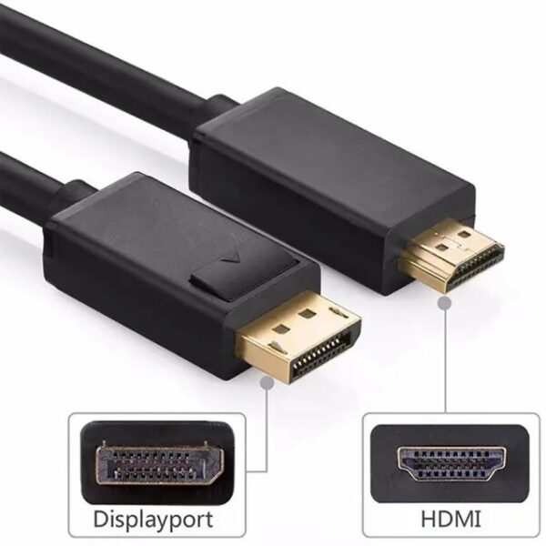 کابل DTECH DISPLAY TO HDMI به طول 1.8 متر