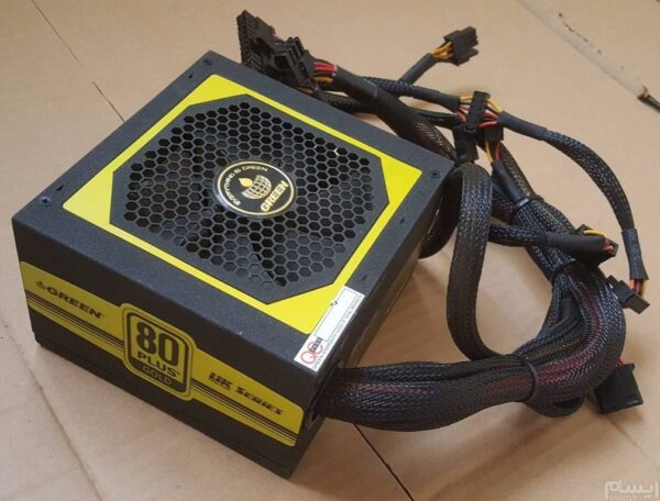 پاور کامپیوتر (استوک)گرین مدل POWER 650 UK GOLD با 6 ماه گارانتی
