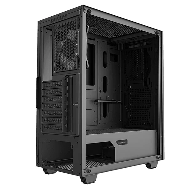 قاب کیس GameMax Black Diamond Black | پنل شیشهای | Mid Tower - Image 6